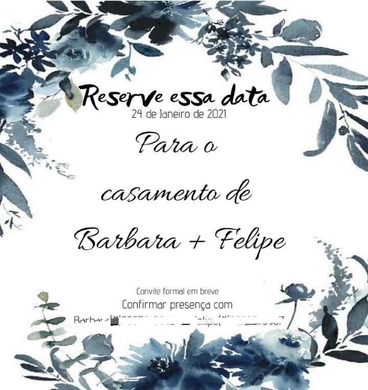 Convite de casamento - 3