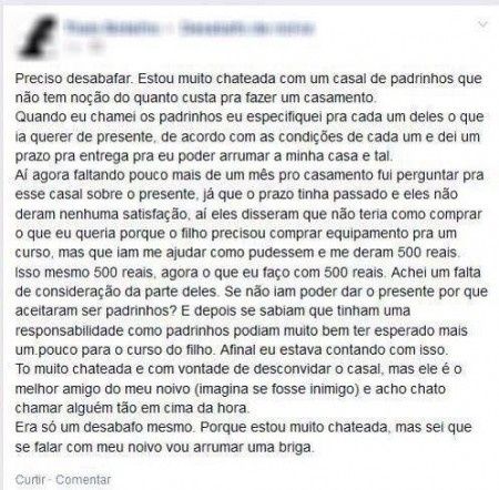Padrinhos e madrinhas...