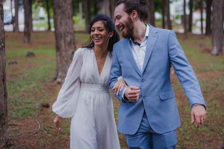 Adiamos o religioso mas fizemos um civil intimista lindo - 7