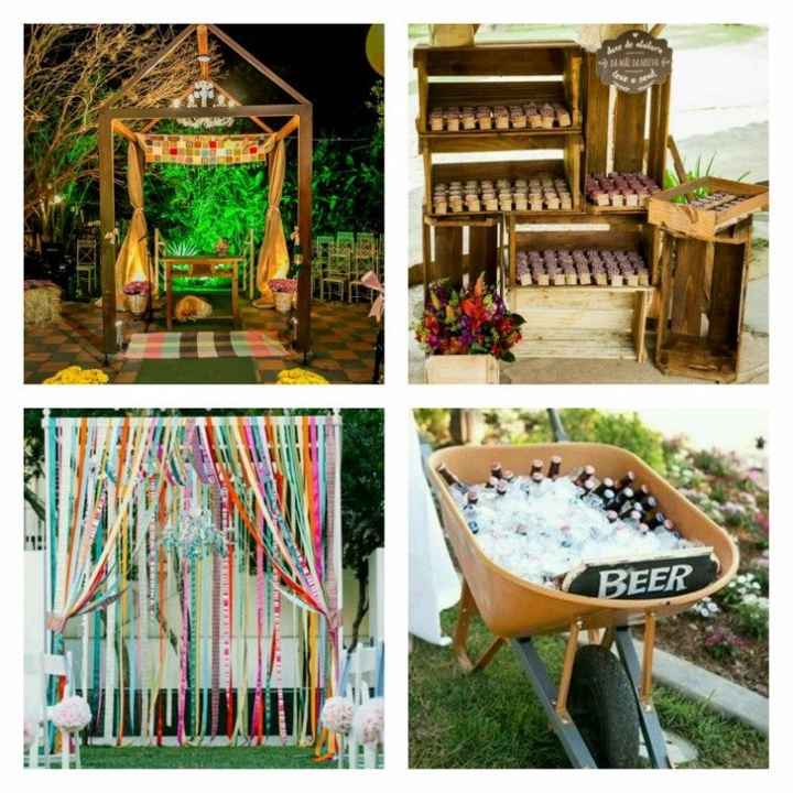 Decoração Caipira ou rustica!