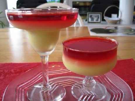 Pudim com gelatina!!