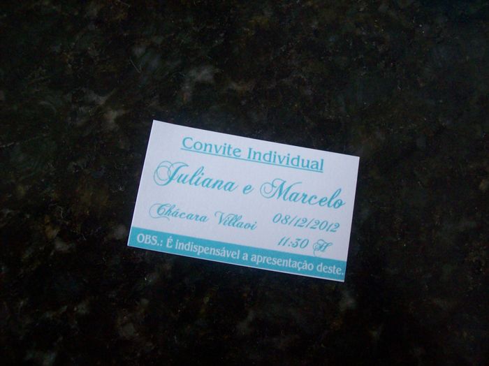 Convite individual