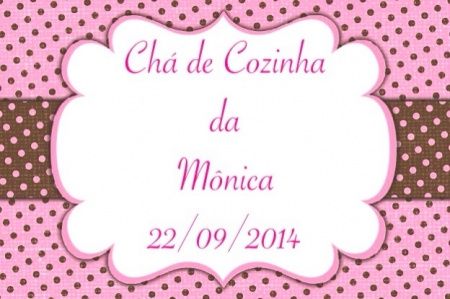 Tag do Cha de cozinha