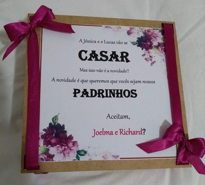 A caixinha montada