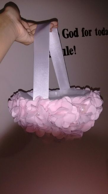 Cesta para florista com flores em feltro - 2