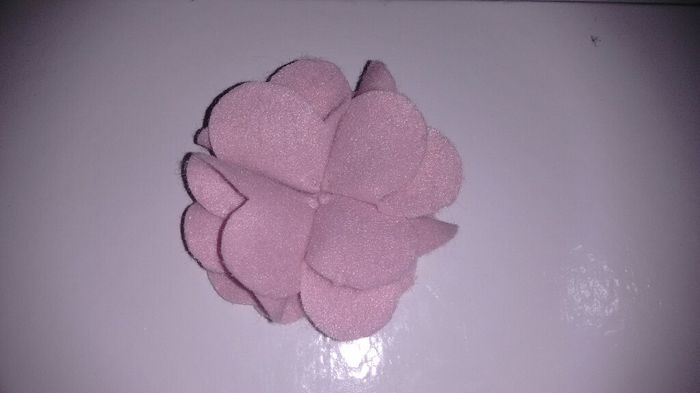 Cesta para florista com flores em feltro - 6