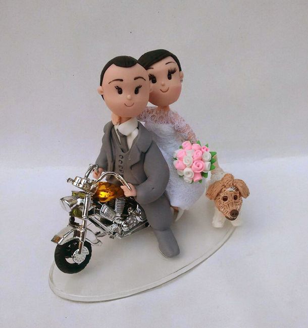 Recheio do bolo ? Bonecos de casamento 😍 - 4