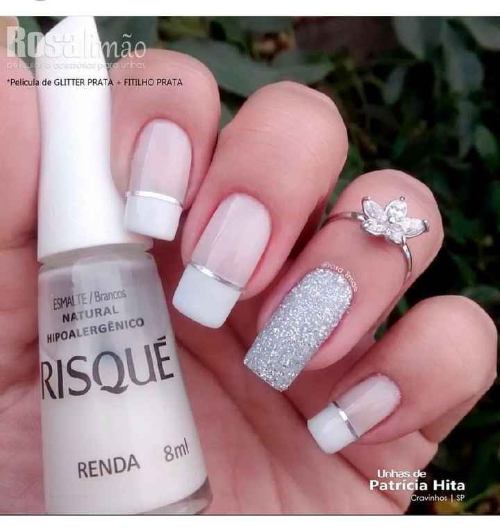 Unhas da noiva 💅😍😍 - 4