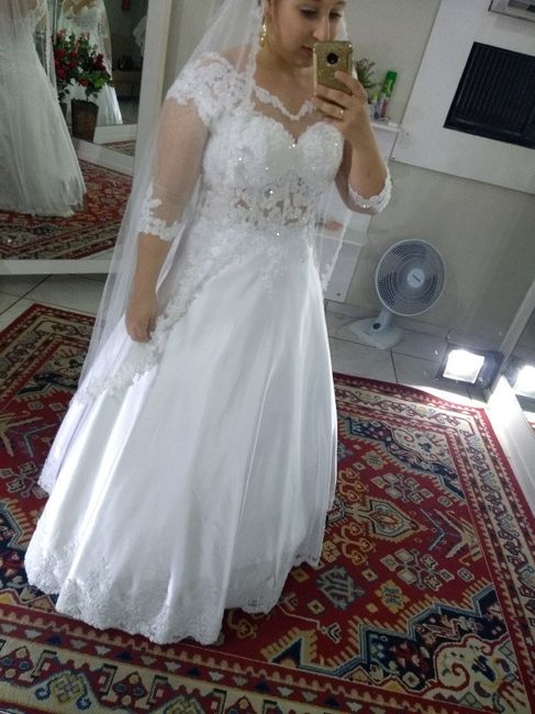 Meu vestido de noiva 😍 - 1