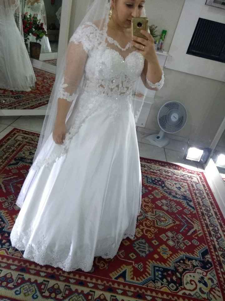 Meu vestido de noiva 😍 - 1