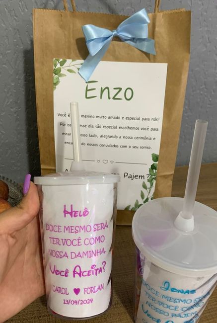 Convite daminha e pajem 1