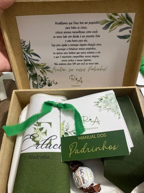 Caixa convite para padrinhos 3