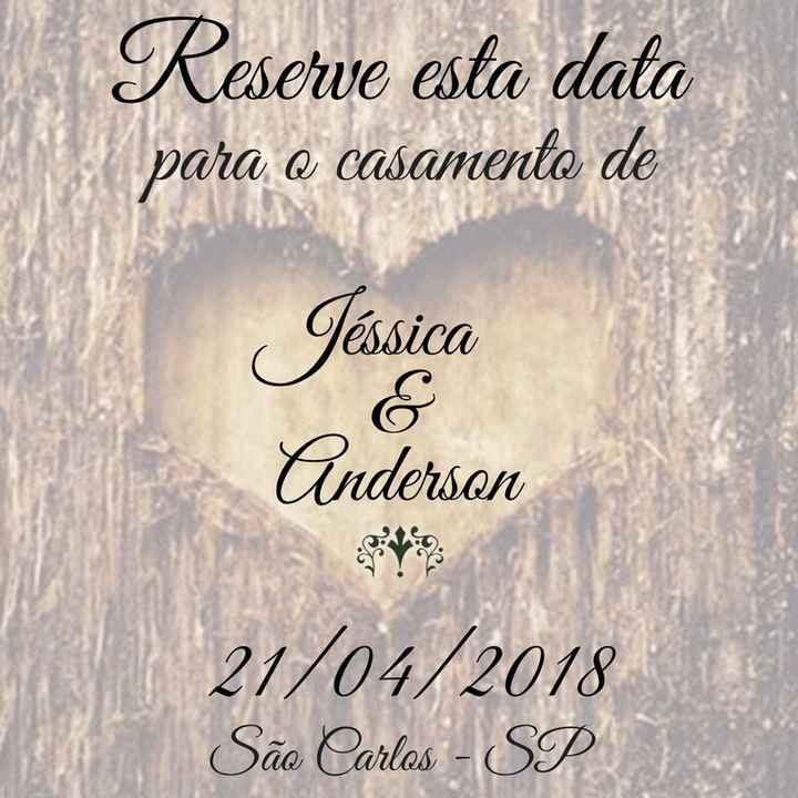 Nosso save the date #vemver - 1
