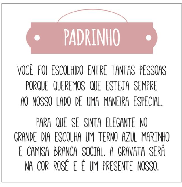  Manual dos padrinhos. Vem ver !!! - 8