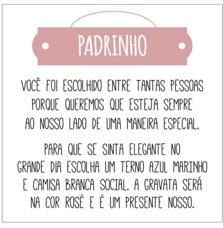  Manual dos padrinhos. Vem ver !!! - 8