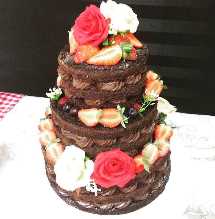 Naked cake da minha amiga 😍 - 1