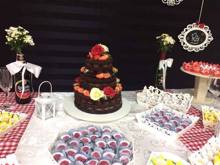 Naked cake da minha amiga 😍 - 4