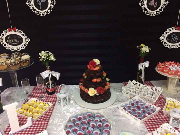 Naked cake da minha amiga 😍 - 6