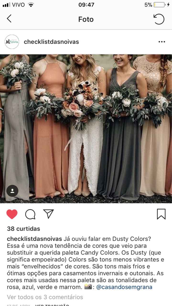a moda agora são as dusty Colors! - 1