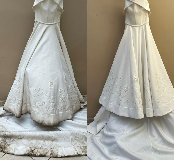 Onde lavar o vestido de noiva? 9