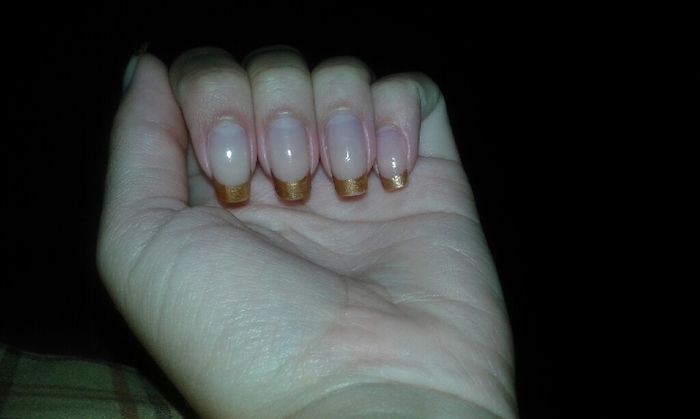 Unhas em gel - eu fiz pro casamento - 1