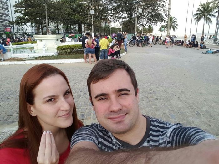 Pokémon go também é amor,haha. - 2