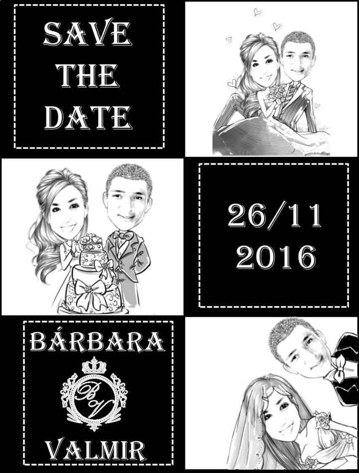 Meu Save The Date *-*