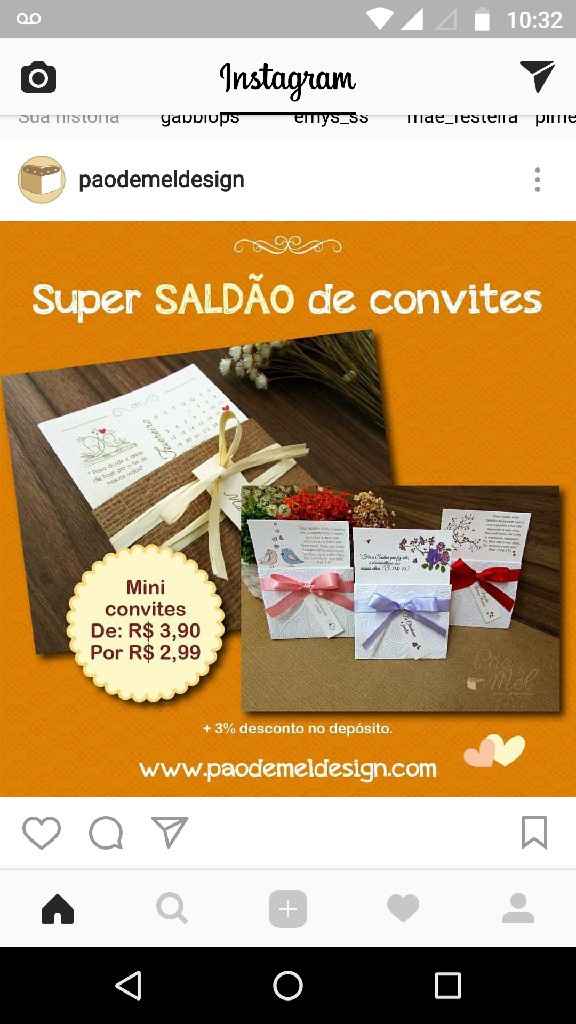 Promoção de convites - 1