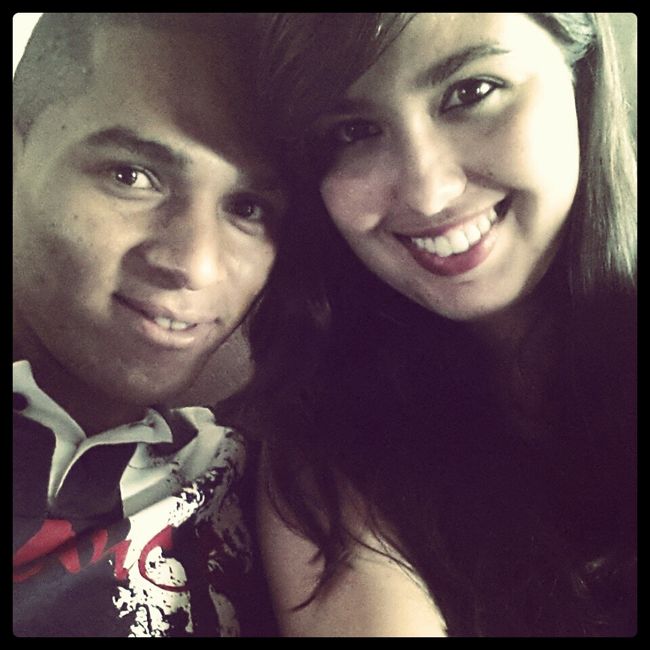 Primeira foto com o meu amor ?