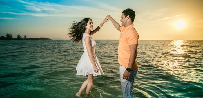 Pré wedding na praia