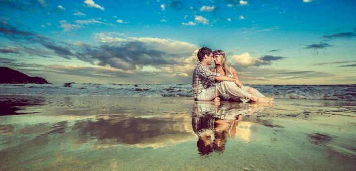 Pré wedding na praia