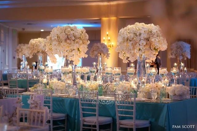Decoração com azul tiffany