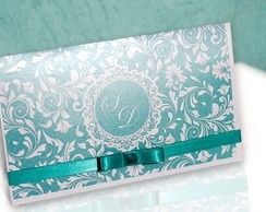 Convites com azul tiffany
