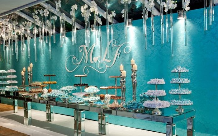Decoração com azul tiffany