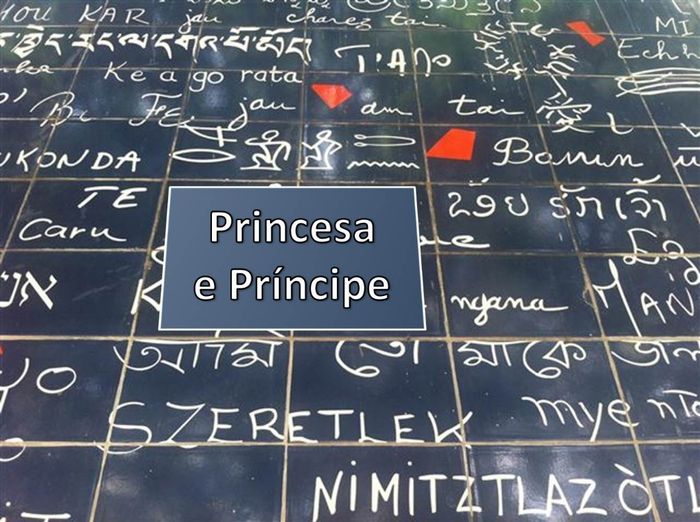 Princesa e príncipe ?