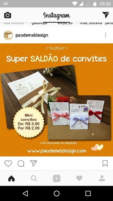 Promoção de convites - 1