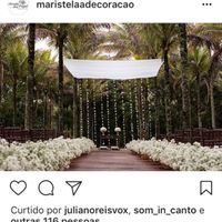 Casar ao ar livre ❤️ - 2