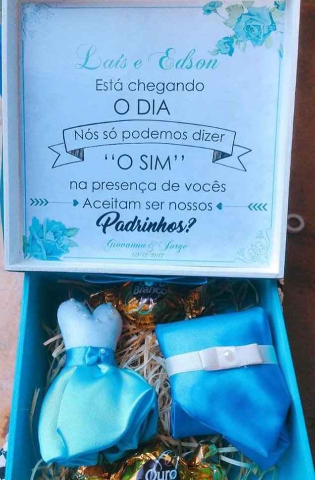  Caixinhas convite dos meus padrinhos - 2