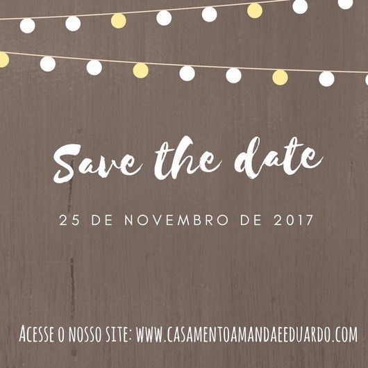 save the date