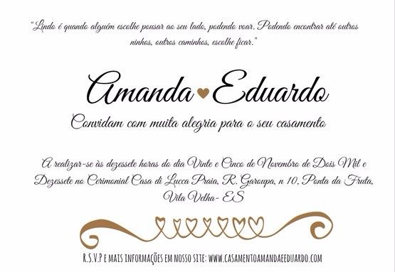 Arte do Convite