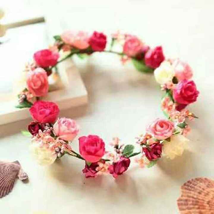 Dúvida... coroa de flores para o pré wedding - 1