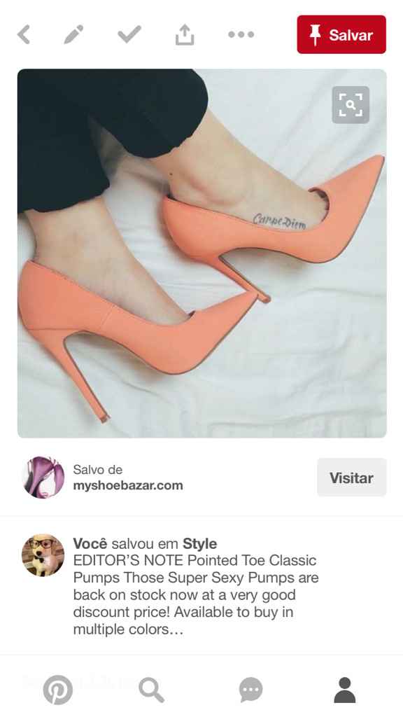 Casando com sapatos coloridos... - 1