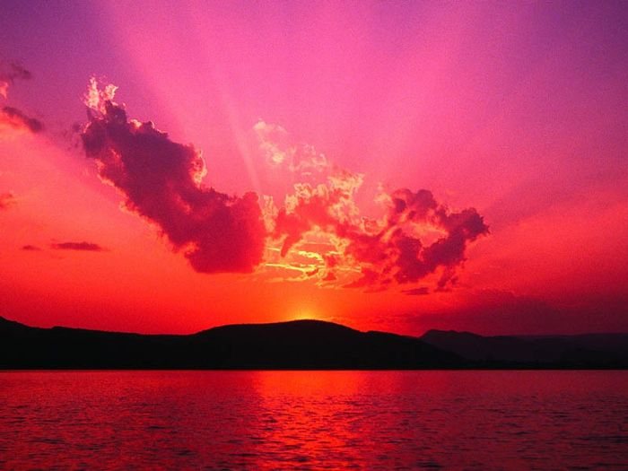 Por do sol
