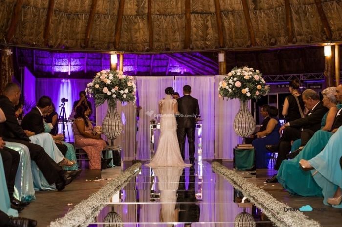 Foto de um casamento no local
