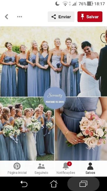 Paleta de cores do Casamento e Vestido das Madrinhas 6