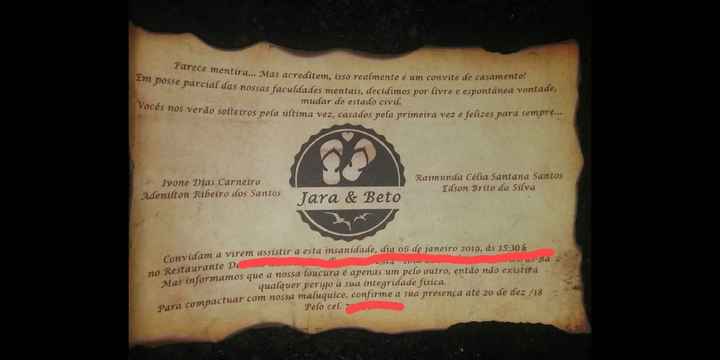 Meu convite #diy está prontoooo! - 1