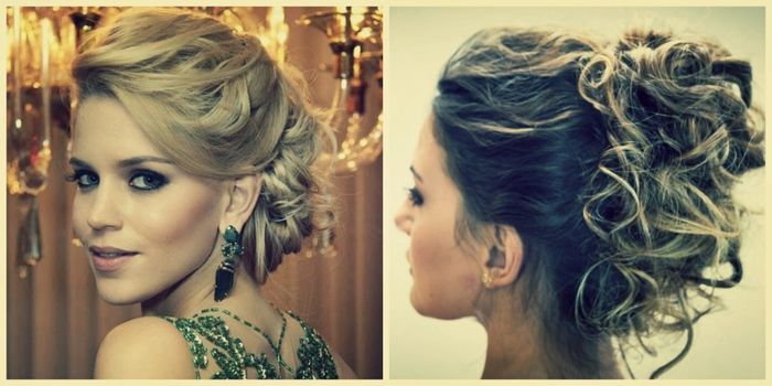 Penteado sem véu