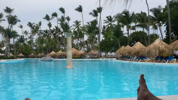 Uma das piscinas