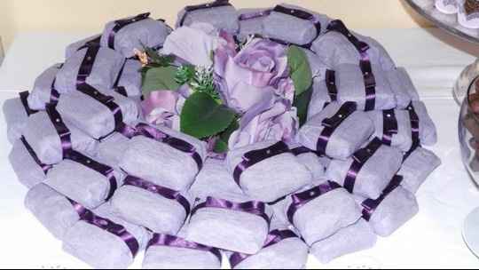 Meu casamento nas cores roxo e creme - 5