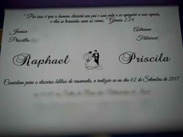 Os convites chegaram - 1